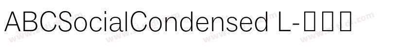 ABCSocialCondensed L字体转换